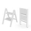 WOA WOA Step Ladder, Widen Pedals Foldable Step Stool, Lightweight