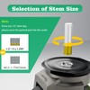 QXYJLCN 4-Pack Heavy Duty Retractable Leveling Stem Casters - 1/2"