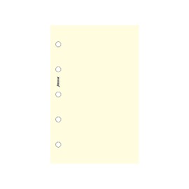 Filofax Mini Cotton Cream Plain Notepaper