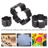 3PCS Flower Shaped Cutter Set Leather Cutting Die Leather Cutting