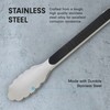 Messermeister Stainless Locking Tongs, 16” - Gently Grips Food -