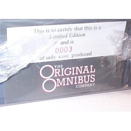 Corgi original omnibus optare delta trent certificate number 0003 limited edition diecast model