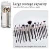 Esdallina Automatic Lifting Makeup Brush Holder with Lid Dustproof Cosmetic