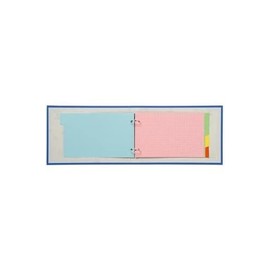Exacompta 704E Cardboard Index for Index Cards Made of Strong Coloured Chipboard 4 Pieces 12.5 x 20 cm Full Colour 4 Colours for Flashcard File Dividers Dividers Strips