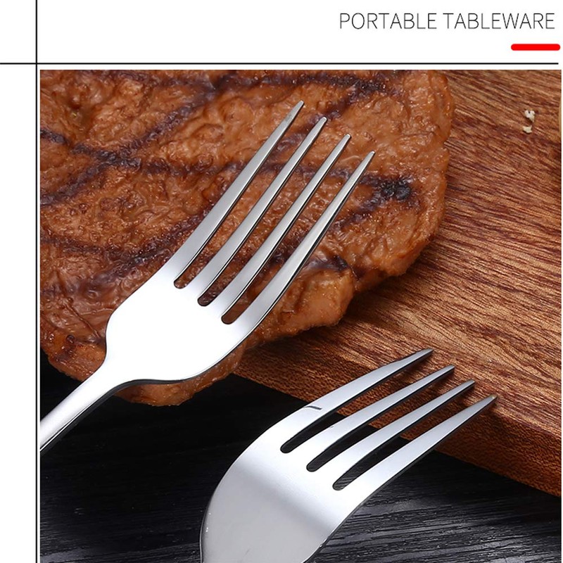 Dinner Forks, GOBOOMAN 12pcs Stainless Steel Cutlery Forks Table Fork