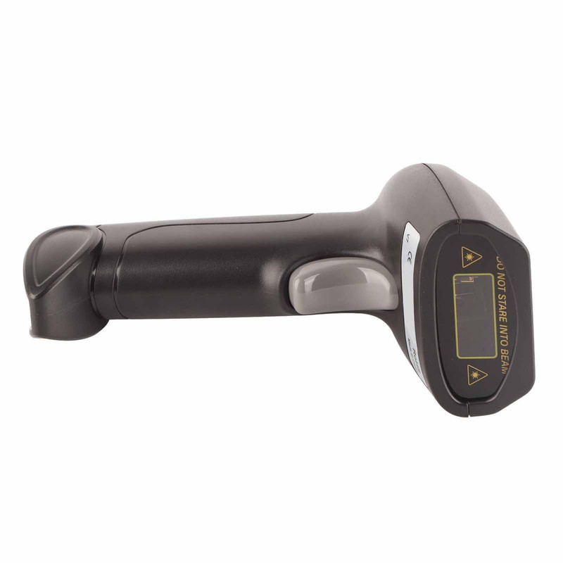 Wireless Barcode Scanner 2.4GHz OLED Display Voice Prompt 20000 Data