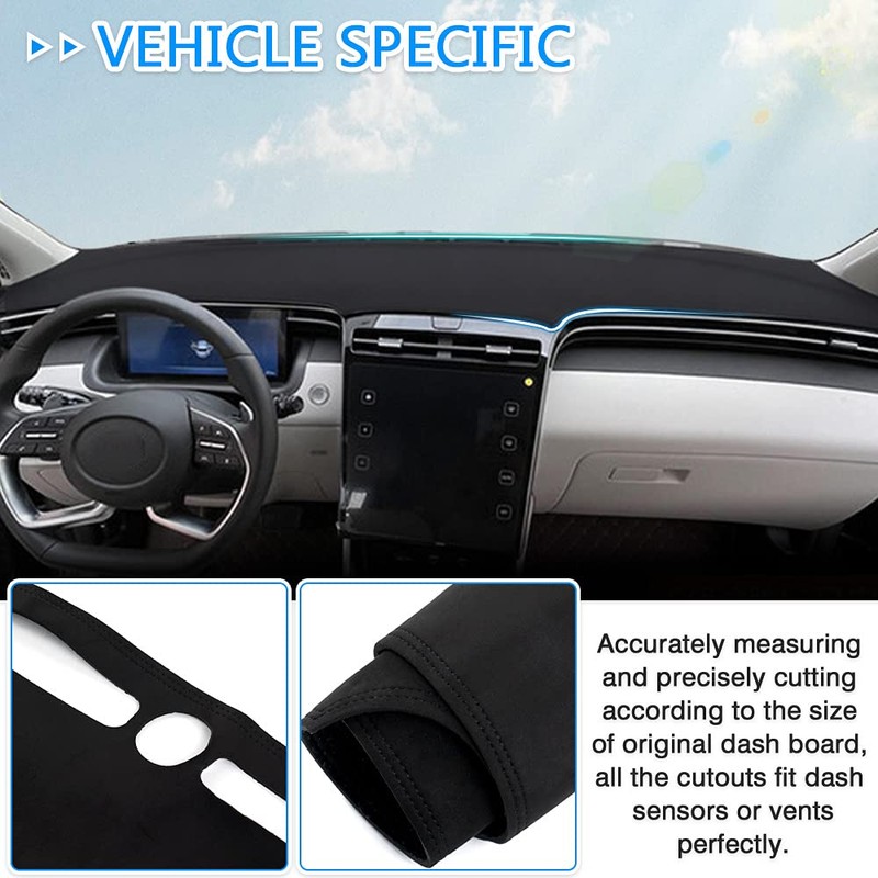 CARTIST Dashboard Cover Compatibel with Hyundai Tucson 2022 2023 2024