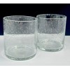Magenta Citrine Atlas Collection Set of 2 Cocktail Glasses New