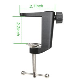 Table Mount for Microphone - Arm Clamp for Microphone Arm Stand with Adjustable Screw, Maximum Distance is 55 mm from YOUSHARES