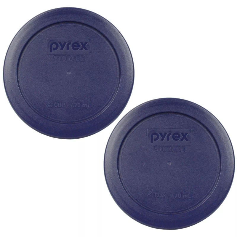 Pyrex 9 Piece Blue Lid Set for Pyrex 7202, 7200,
