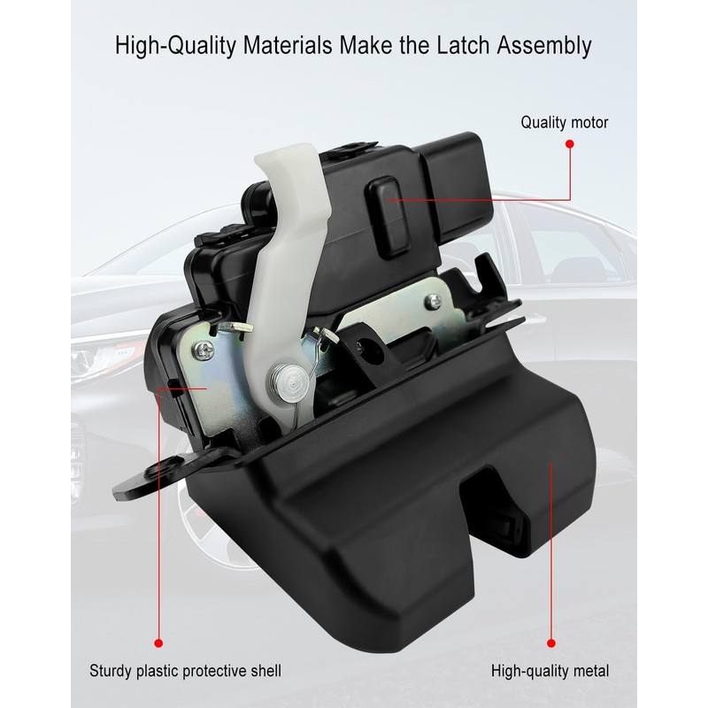 81230-C5000 Trunk Lock Fit for Kia Sorento 2016-2020, Rear Tailgate