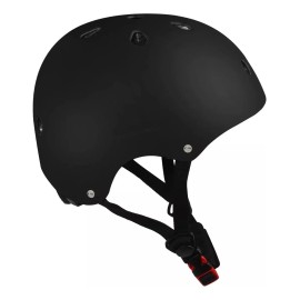 Casco Protección Patinaje Bicicleta Niño Seguridad Ajustable Color Negro Talla M