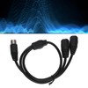 DIN 5 Pin Male to 2 DIN 5 Pin Female