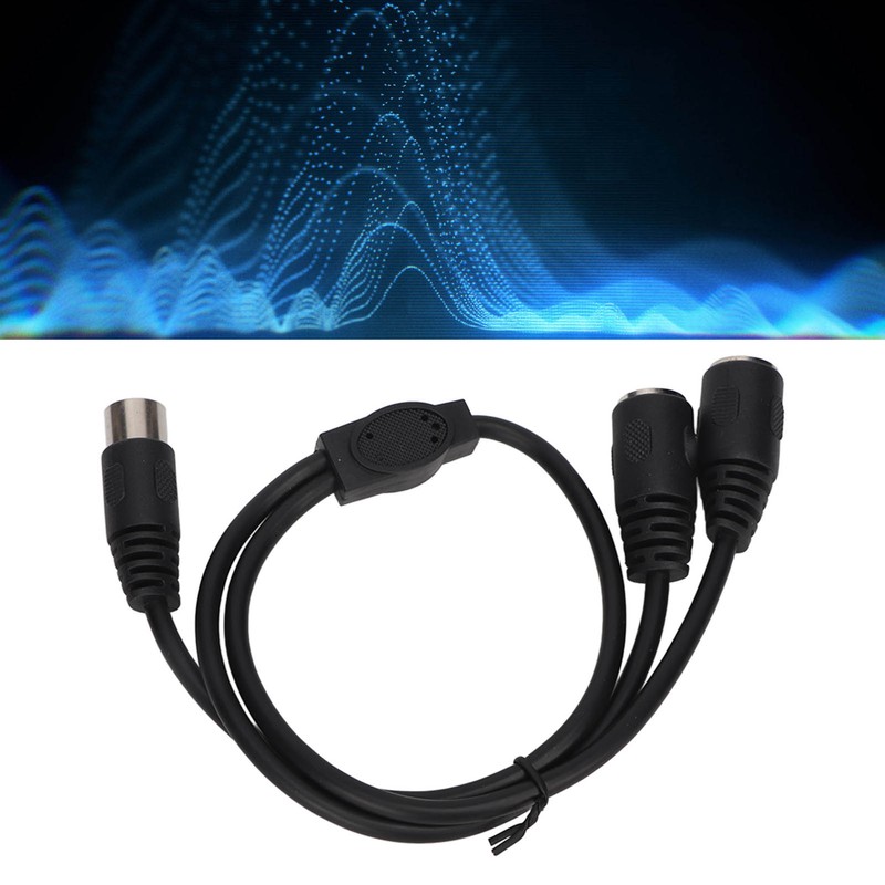 DIN 5 Pin Male to 2 DIN 5 Pin Female