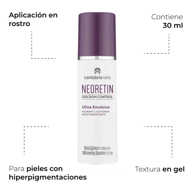 Emulsión Despigmentante Neoretin DC Ultra Retinol 30ml Rostro