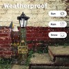 Eagle Outdoor Solar Statue 14x6 Inch, Garden Decoration Outdoor Waterproof,