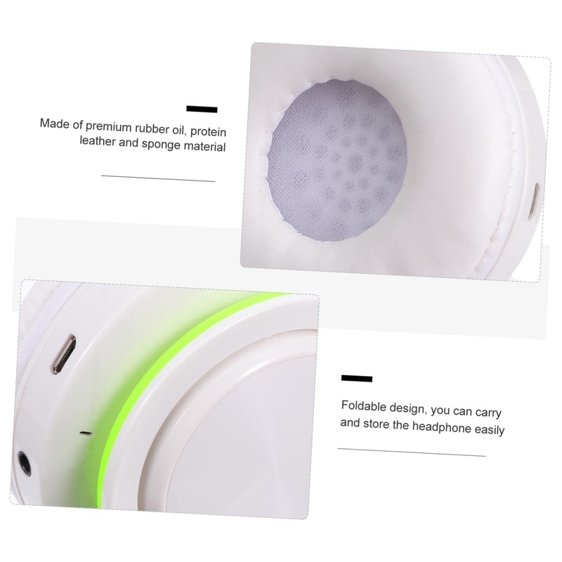SHINEOFI Over Ear Wireless Headset Foldable Design with Aux Noise