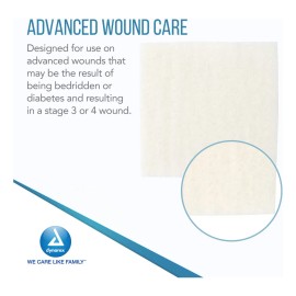 Dynaginate Alginato Calcio Parche 4x8 PuLG 10p Color Blanco