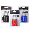 Combi Lock 4-Digit Combination Padlock (CL-406) - Dial Lock Locker Lock Red 2ea