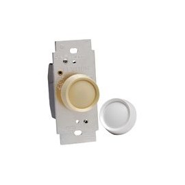 Leviton Dimmer Push Wall Ivy/White 6681V/W