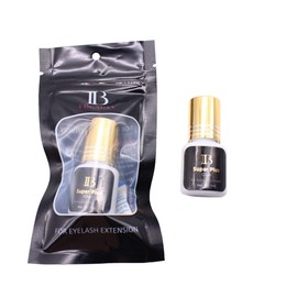 Lava Lash 1 PCS Eyelash Extensions ibeauty Super Plus Glue 5ml, 1-2 Sec Drying Time, Keep 5-6 Weeks, Low Smoke, Professional Eyelash Extension Glue
