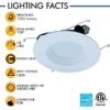 AH Lighting A7 6" LED Selectable 5CCT 14W Recessed Baffled
