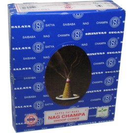 Incense Nag Champa Dhoop Cones – Satya – Lot DE 12 Boites