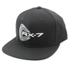Rotary13B1 RX-7 Baseball Cap - Black Flat Brim