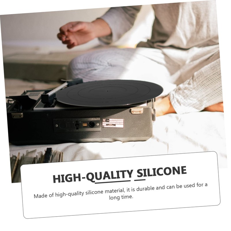 OSALADI Turntable Record Mat Vinyl Record Pad Anti-Static Disc Protective