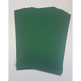 Stella Crafts A4 Xmas Green Card Stock x 10 Sheets, 240gsm (297mm x 210mm)