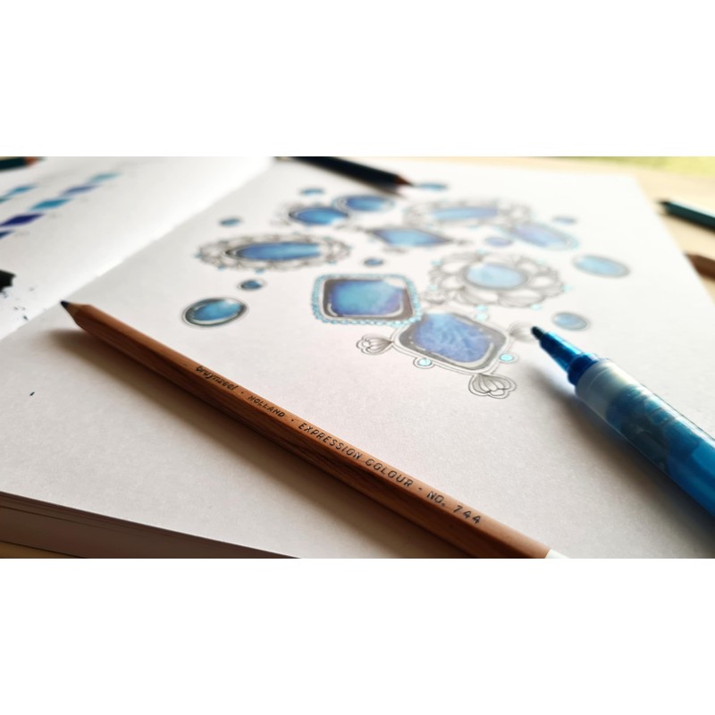 bruynzeel Expression Colouring Pencils 24 Metal Case