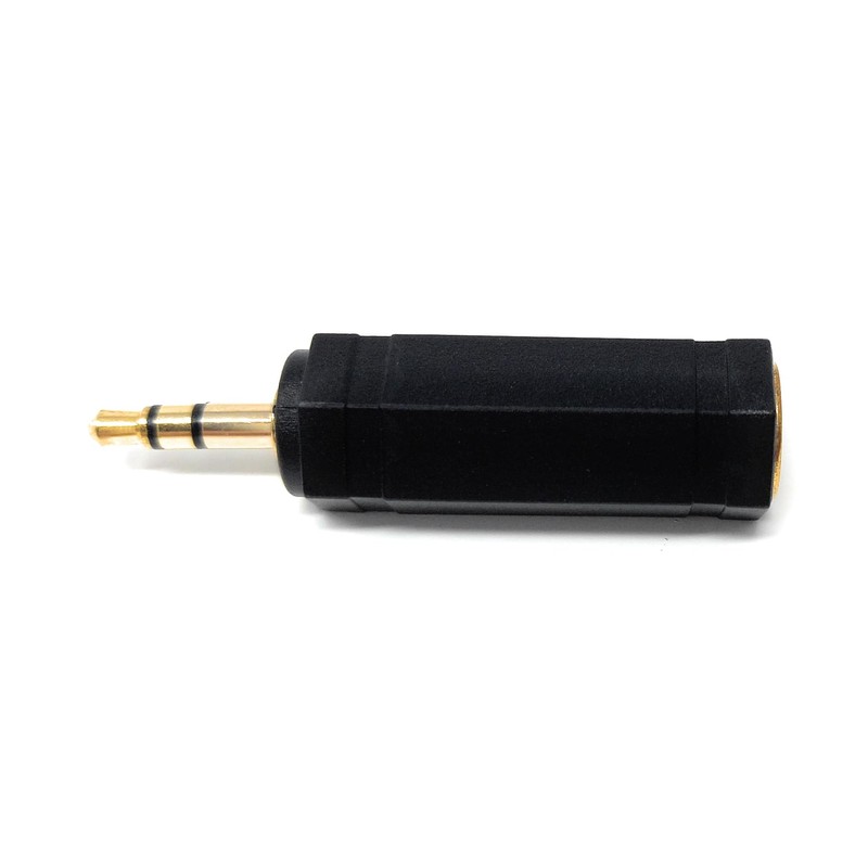 DRUT 1pcs 3.5mm Stereo Jack to 6.35mm Stereo Socket Cable
