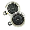 Ager Motorcycle Horn 12V Double Horn Universal Black Fin Plated