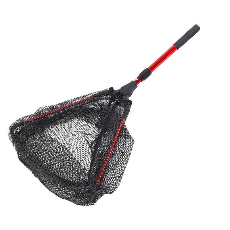 Floating Fishing Net Aluminum Alloy Hex Structural Mesh Extended Handle