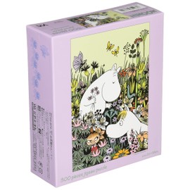 300 Piece Jigsaw Puzzle Moomin in Flower Field (10.2 x 15.0 inches (26 x 38 cm)