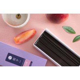 Asayu Japan Low Smoke Incense Sticks, Peach Scent, for Meditation and Yoga (40gr, Peach)