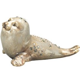 Jay Strongwater Mini Baby Seal Figurine