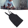 Kitchen Apron Black Apron Polyester Pockets Adjustable Strap Unisex Apron