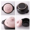 Kitchen Flower Lucia Natural Glazed Ceramic Porcelain Cookware Hot Pot