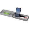 helit H6252582 Table Organiser "the Company", Desk Butler in Grey/Grey