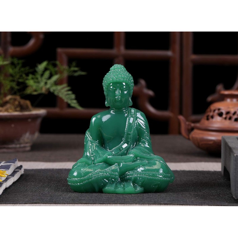 Seyee-bro Meditative Seated Buddha Statue - Thai Sitting Buddha Figurine