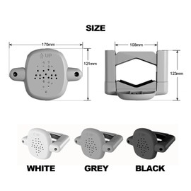 2PCS No Drill Baby Gate Banister Adapter Kit for Stairs – Universal Stair Railing Gate Mounting Kit for Round or Square Banisters (1.5–4.2 Inch), Damage-Free Installation for Baby and Pet Gates