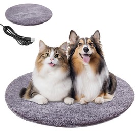 Selbstheizende Decke für Hunde & Katzen Haustiere Wärmematte Selbstwärmende Winter Wärme Hundematte 28 ℃ Konstante Plüsch-Haustier-Heizkissen Katze Heizdecke Weich & kuschelige Katzendecke 40*40cm