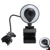 Webcam Full HD Computer Live Recording Touch Dimming Camera with