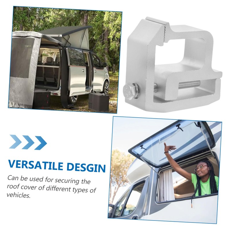 Mikinona 2pcs Camper Installation Clamp Heavy Duty Clamps Camper Cap