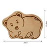 DEKOFANT Children's Wooden Breakfast Board with Polar Bear Panda Bear