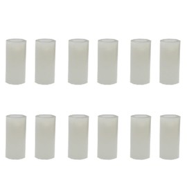 M4 x 20mm White Nylon SPACERS Plastic Standoff Washers Outside Diameter 8mm (Pack of 12)