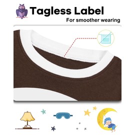 DAUGHTER QUEEN Boys Pajamas Size 6 Summer Pjs for Boys 6t 100% Cotton Short Sleeve Pj Sets Toddler Kids Cozy Sleepwear Football Clothes Jammies Small 6X 5-6 Years Old