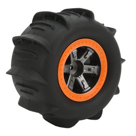 Itonash RC Paddle Tyres, 4 Pieces RC Beach Tyres, Multifunctional Waterproof Rubber RC Car Wheel 1/12 1/10 RC Cars