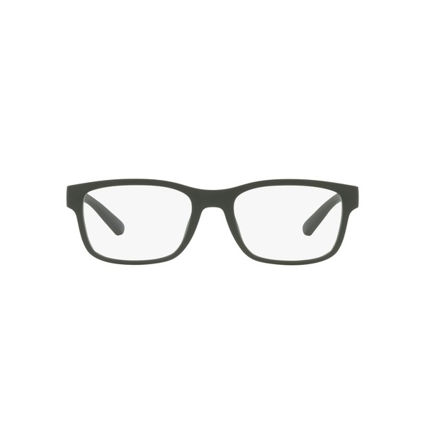 Emporio Armani Men's EA3201U Universal Fit Square Sunglasses, Matte Green/Demo